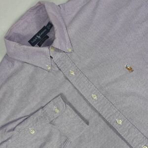 Polo Ralph Lauren Blake Flesh Pony Long Sleeve Button-down Mens Shirt Size XL‎